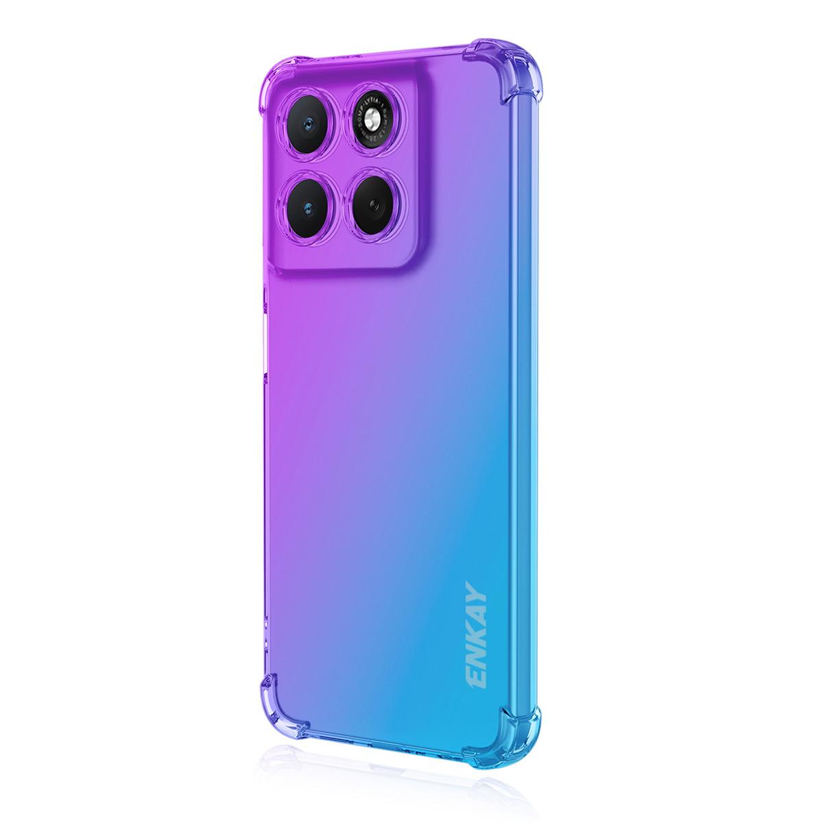 For Motorola Moto G56 5G TPU Case ENKAY Thickened Four Corner Drop-proof Phone Back Cover Purple/Blue
For Motorola Moto G56 5G TPU Case ENKAY Thickened Four Corner Drop-proof Phone Back Cover Purple/Blue