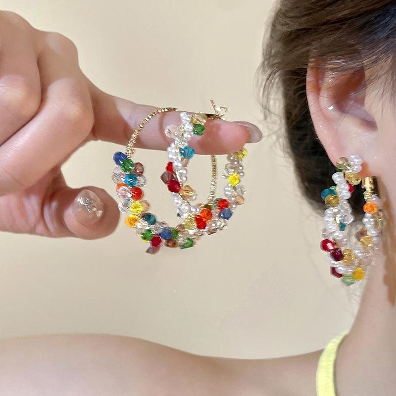 Pearl earrings summer small fresh versatile earrings fashion niche high-end earrings women
Pearl earrings summer small fresh versatile earrings fashion niche high-end earrings women