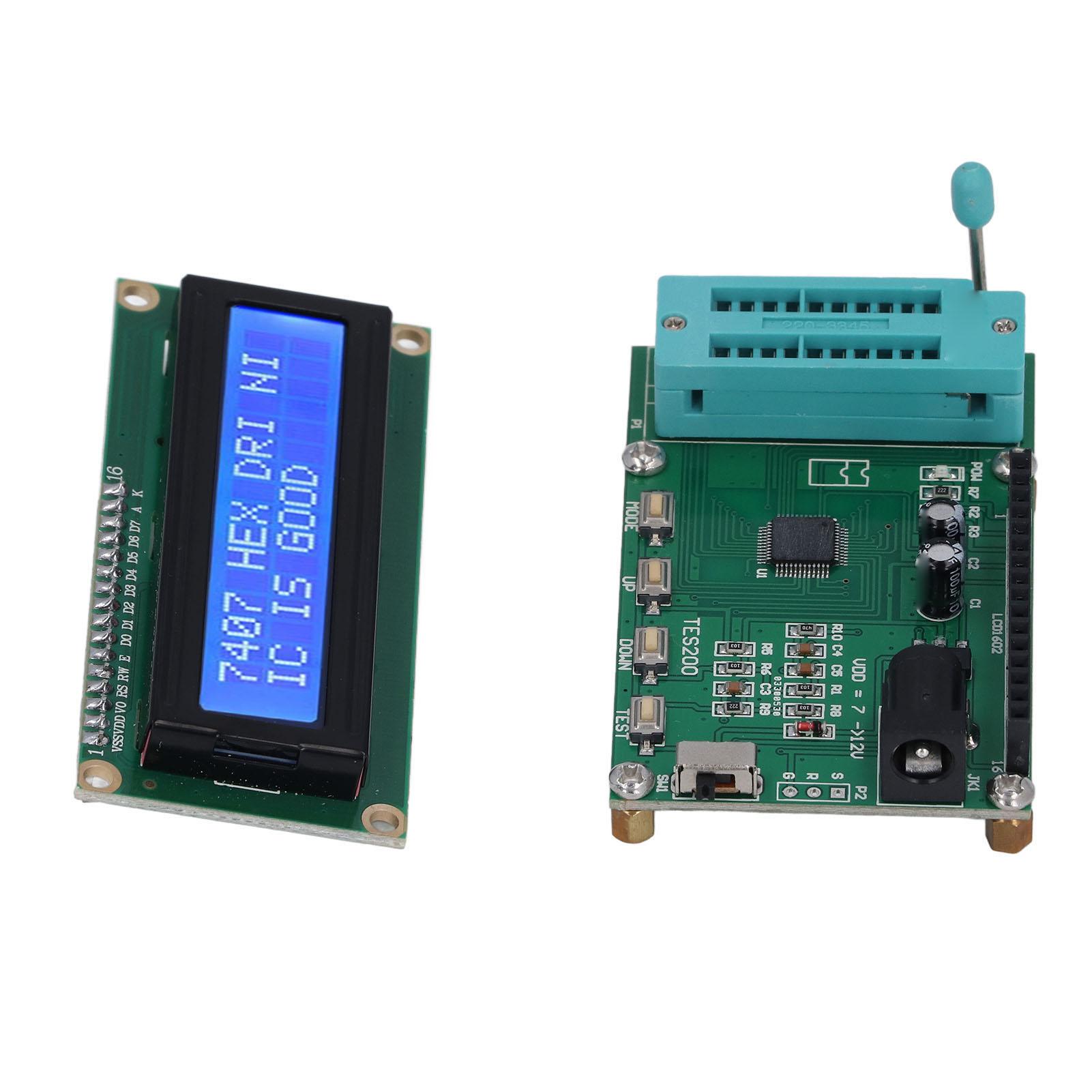 TES200 712VDC інтегральний лічильник зі світлодіодним дисплеєм, швидкий тестер мікросхем для серії 74-40
TES200 712VDC інтегральний лічильник зі світлодіодним дисплеєм, швидкий тестер мікросхем для серії 74-40