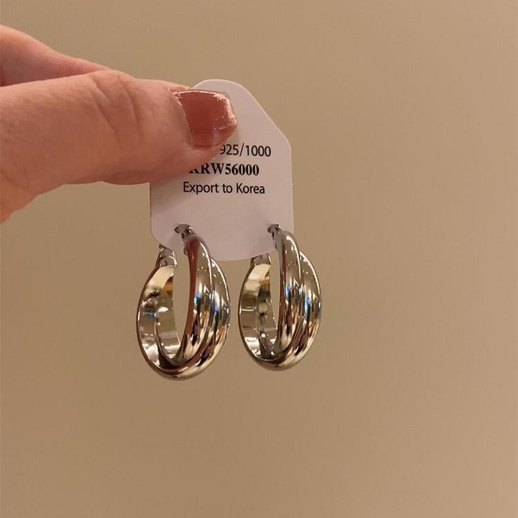 Metallic Double Ring Geometric Earrings for Women - Cool Style Ear Studs Electroplated медный
Metallic Double Ring Geometric Earrings for Women - Cool Style Ear Studs Electroplated медный