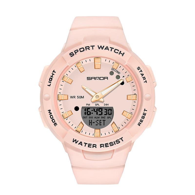 UWatch для женщин Модные Уличные Спортивные 5 Бар Водонепроницаемые Женские Электронные Наручные Часы Детские Часы для Девочек розовый
UWatch для женщин Модные Уличные Спортивные 5 Бар Водонепроницаемые Женские Электронные Наручные Часы Детские Часы для Девочек розовый