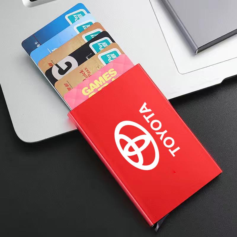 For Toyota prius Smart Wallet car sticker Previa Funcargo Celica Automatically Metal Bank Credit Card Holder Thin ID chr corolla червоний
For Toyota prius Smart Wallet car sticker Previa Funcargo Celica Automatically Metal Bank Credit Card Holder Thin ID chr corolla червоний