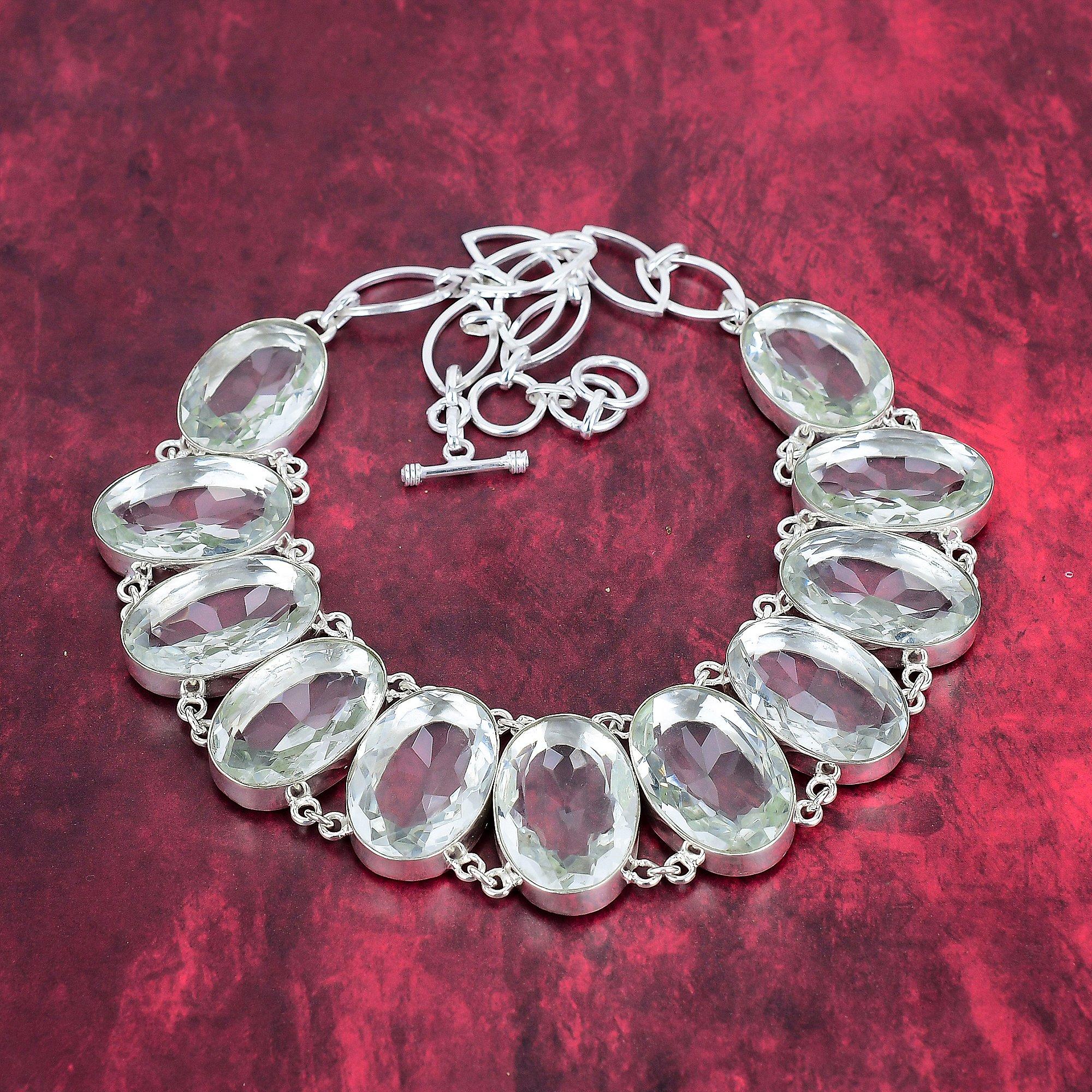 Ювелирные изделия с граненым белым топазом Ожерелье ручной работы из драгоценных камней, ожерелье из стерлингового серебра 925 пробы Ювелирные изделия уникального дизайна, регулируемое ожерелье-цепочка Adjustable with 18 inches белый
Ювелирные изделия с граненым белым топазом Ожерелье ручной работы из драгоценных камней, ожерелье из стерлингового серебра 925 пробы Ювелирные изделия уникального дизайна, регулируемое ожерелье-цепочка Adjustable with 18 inches белый