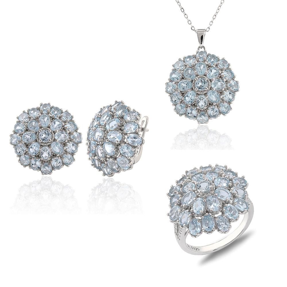 natural sky blue Topaz 925 Sterling silver ring earrings pendant necklace real gemstone fine jewelry set for women s party gifts US RING SIZE:10# синій
natural sky blue Topaz 925 Sterling silver ring earrings pendant necklace real gemstone fine jewelry set for women s party gifts US RING SIZE:10# синій
