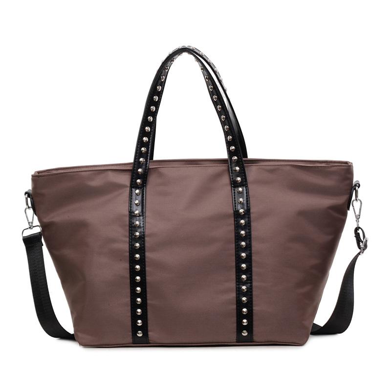Fashi rivet women Handbags large Capacity Nyl Shoulder Bags for Female Travel big Totes Commuting ladies Hand Bag bolsa коричневий
Fashi rivet women Handbags large Capacity Nyl Shoulder Bags for Female Travel big Totes Commuting ladies Hand Bag bolsa коричневий