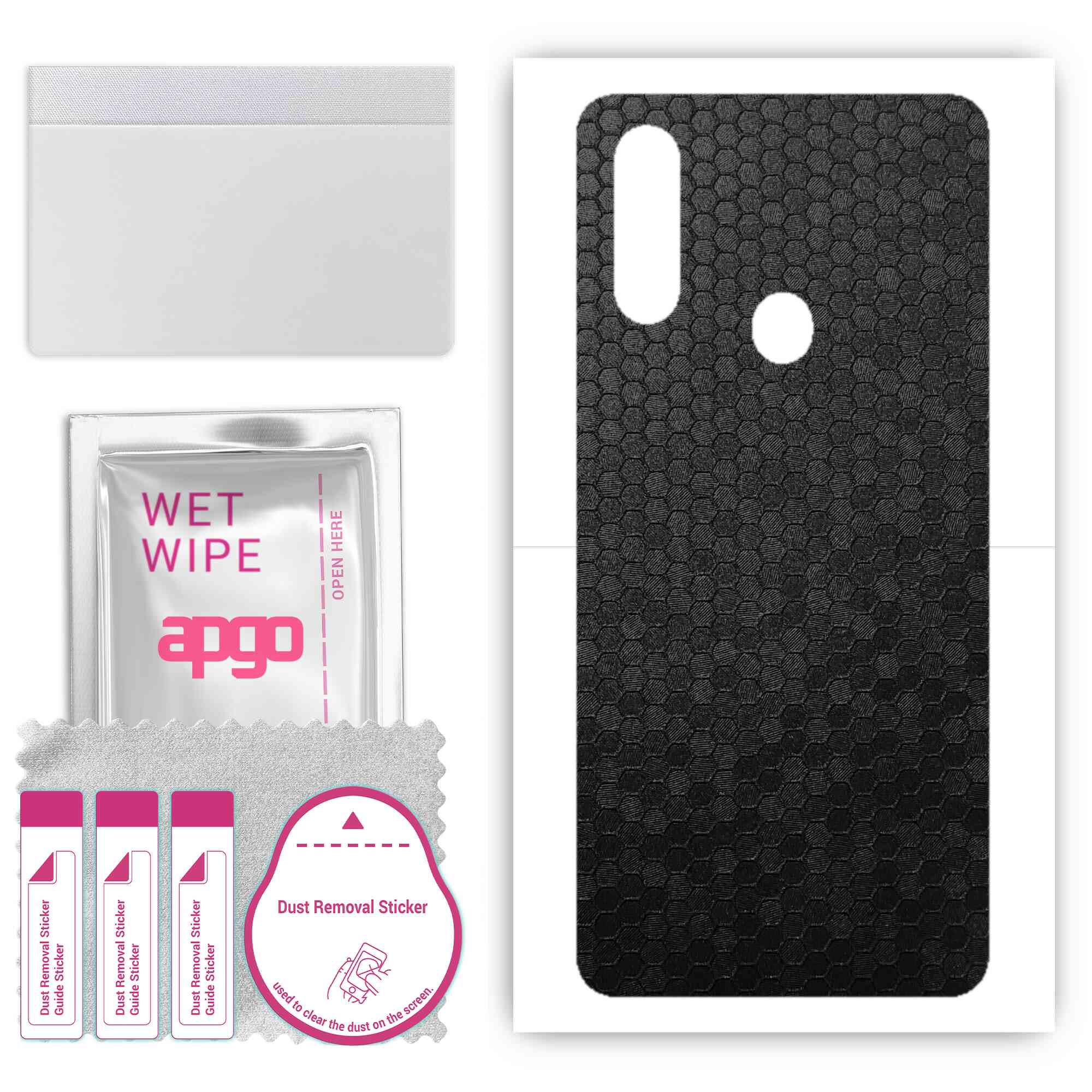 Apgo Protective Skin Sticker для задньої панелі, сумісної з Oppo A31, Wrap Film, Foil, Vinyl - Pattern Black Honeycomb
Apgo Protective Skin Sticker для задньої панелі, сумісної з Oppo A31, Wrap Film, Foil, Vinyl - Pattern Black Honeycomb