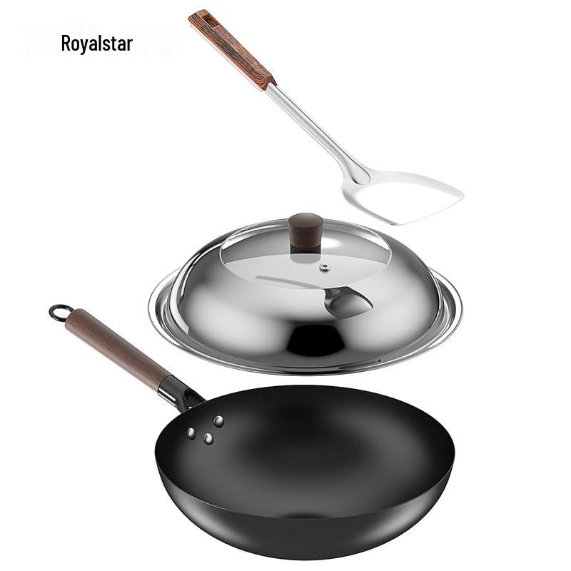 Royalstar Hand-Forged Non-Stick Iron Wok
Royalstar Hand-Forged Non-Stick Iron Wok