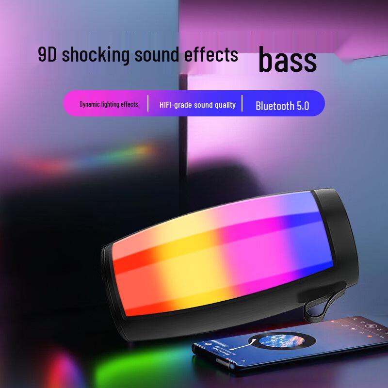 Bluetooth Subwoofer Speaker with Shocking Sound, High Volume, Stylish Design, and LED Light - Portable Model 1202
Bluetooth Subwoofer Speaker with Shocking Sound, High Volume, Stylish Design, and LED Light - Portable Model 1202