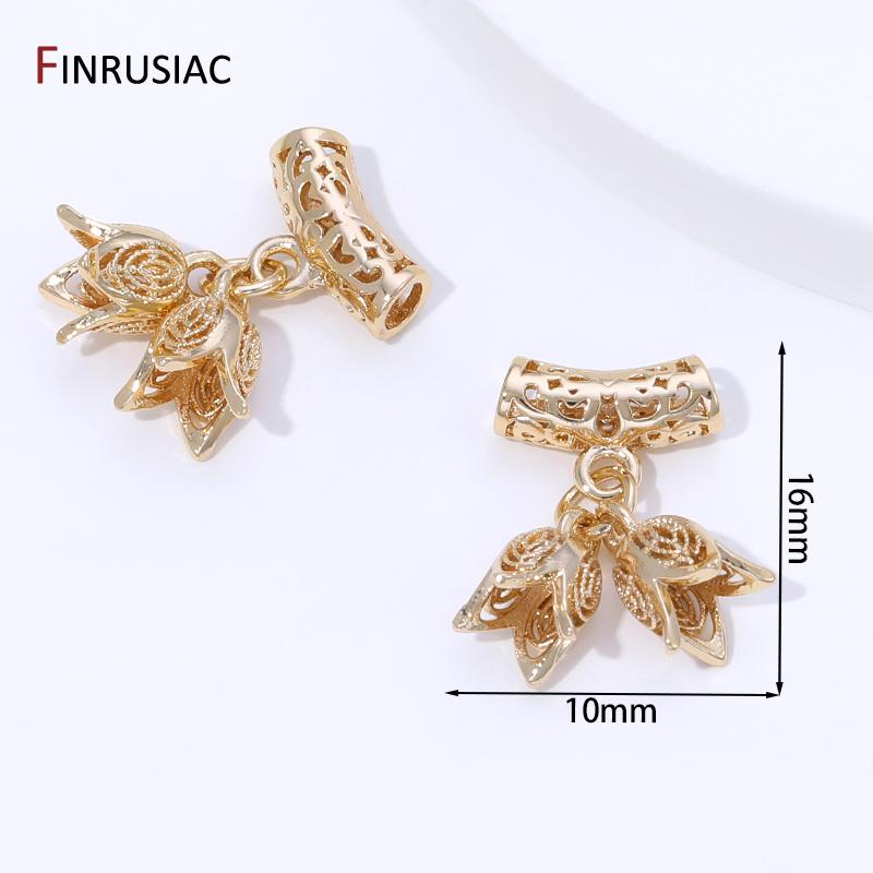 14K Gold Plated Brass Curved Spacer Beads,Hollow Tube Beads With Flower Charm Beads Separator For DIY Jewelry Making Accessories 2 pieces
14K Gold Plated Brass Curved Spacer Beads,Hollow Tube Beads With Flower Charm Beads Separator For DIY Jewelry Making Accessories 2 pieces