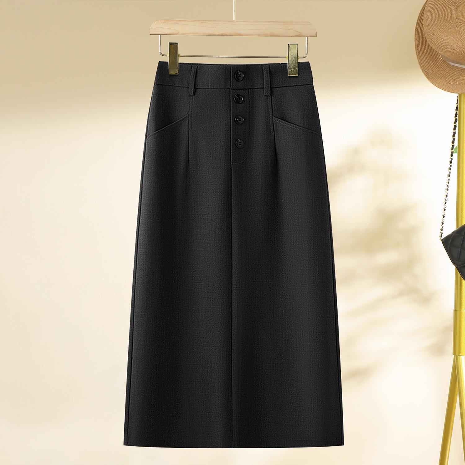 Women s High-Waist Slimming Mid-Length Skirt for Spring & Autumn 2025 XL (115-125 jin) чёрный
Women s High-Waist Slimming Mid-Length Skirt for Spring & Autumn 2025 XL (115-125 jin) чёрный