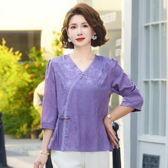 2026 Elegant Women s Solid Color Mid-Sleeve Shirt - Stylish, Loose, Slimming Summer Fashion 5XL (suitable for 75-83 kg)
2026 Elegant Women s Solid Color Mid-Sleeve Shirt - Stylish, Loose, Slimming Summer Fashion 5XL (suitable for 75-83 kg)
