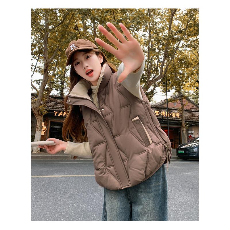 New Autumn and Winter Cotton Vest Women s Cold-proof Vest Jacket 2XL темно-коричневого
New Autumn and Winter Cotton Vest Women s Cold-proof Vest Jacket 2XL темно-коричневого