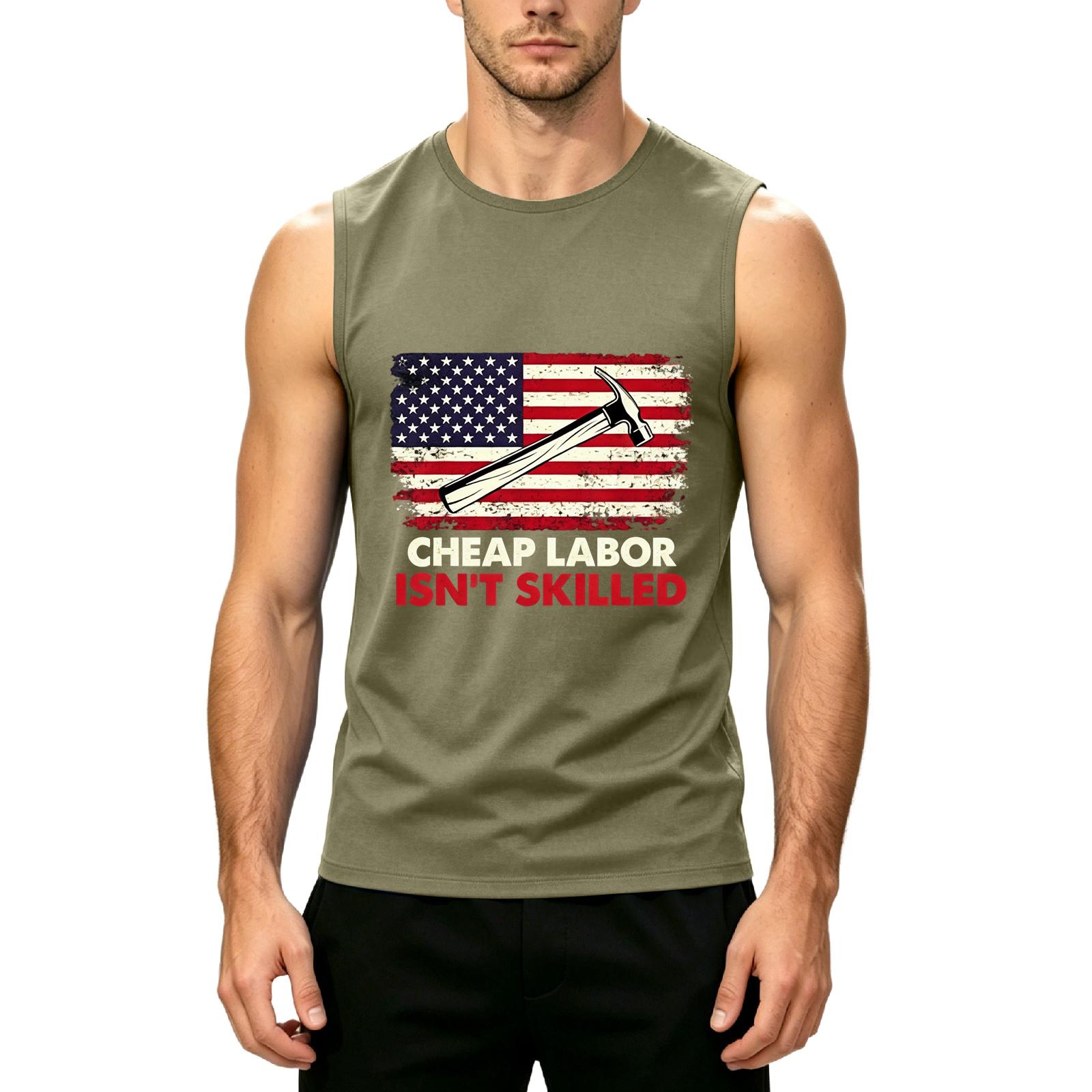 Men s Sleeveless Casual Tank Top Labor Day Graphic Print Muscle Fit Lightweight Summer Shirt XXXXXL
Men s Sleeveless Casual Tank Top Labor Day Graphic Print Muscle Fit Lightweight Summer Shirt XXXXXL