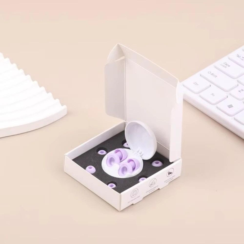 Noise Reduction Silicone Earplugs Silicone Material Sleep Earplugs Insulation Earplugs Nap Time фіолетовий
Noise Reduction Silicone Earplugs Silicone Material Sleep Earplugs Insulation Earplugs Nap Time фіолетовий