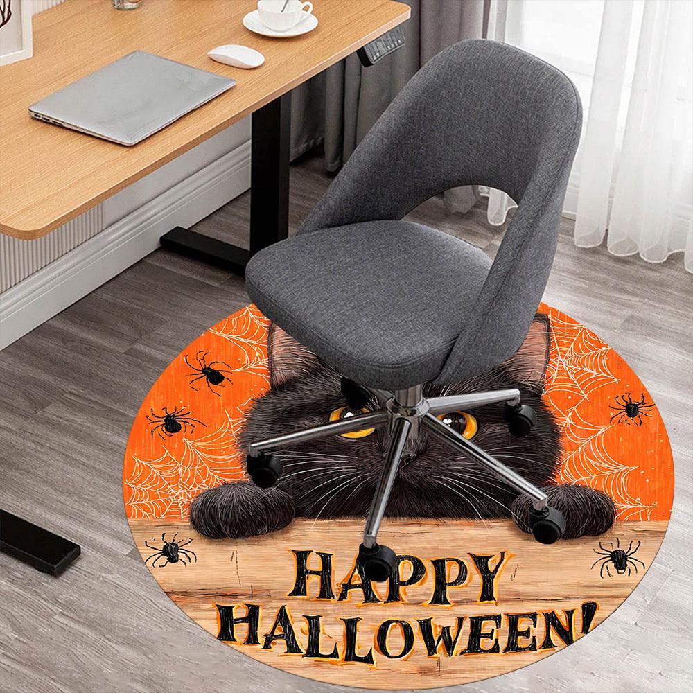 1PC Halloween Black Cat Office Round Area Rug, Under Office Chairs Bedroom Living Room Home Decor, Carpet for Office -1110127 80cm by 80cm
1PC Halloween Black Cat Office Round Area Rug, Under Office Chairs Bedroom Living Room Home Decor, Carpet for Office -1110127 80cm by 80cm