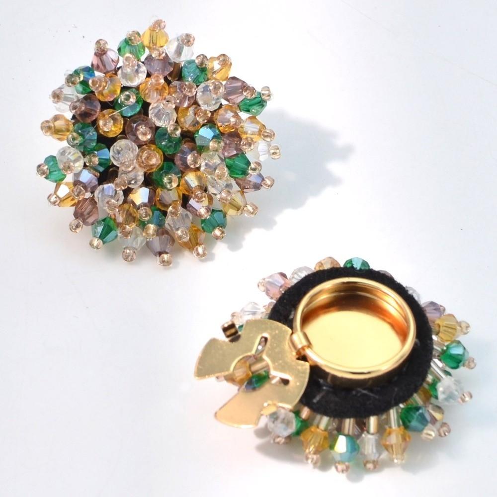 New Handmade Crystal Cufflinks Crystal DIY Button Cover Sewing-free Cufflinks Beads Shirt Button Clip Special Occasions
New Handmade Crystal Cufflinks Crystal DIY Button Cover Sewing-free Cufflinks Beads Shirt Button Clip Special Occasions