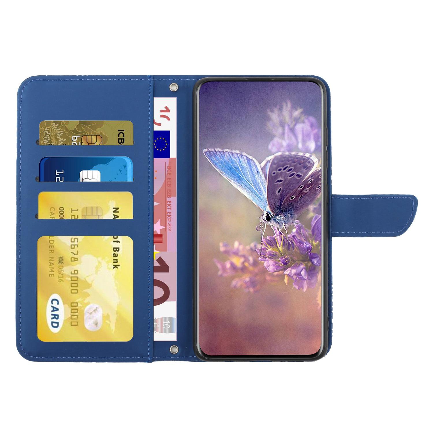 For Samsung Galaxy A51 4G SM-A515/M40S Folding Stand Flip Wallet Case Skin-touch Feeling Bookstyle Butterfly Flower Imprinted Cover with Strap Blue
For Samsung Galaxy A51 4G SM-A515/M40S Folding Stand Flip Wallet Case Skin-touch Feeling Bookstyle Butterfly Flower Imprinted Cover with Strap Blue