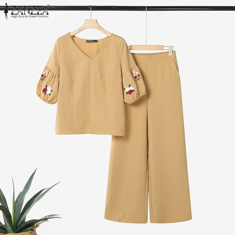 ZANZEA Womens Summer Half Sleeve Blouse and Pants Casual Two Piece Suit Sets 5XL помаранчевий
ZANZEA Womens Summer Half Sleeve Blouse and Pants Casual Two Piece Suit Sets 5XL помаранчевий