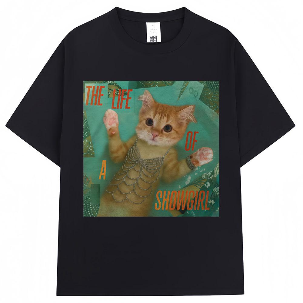 Divertida camiseta de Kitty the Life of a Showgirl lbum Meme Women s Fashion Creative popular T shirt S
Divertida camiseta de Kitty the Life of a Showgirl lbum Meme Women s Fashion Creative popular T shirt S