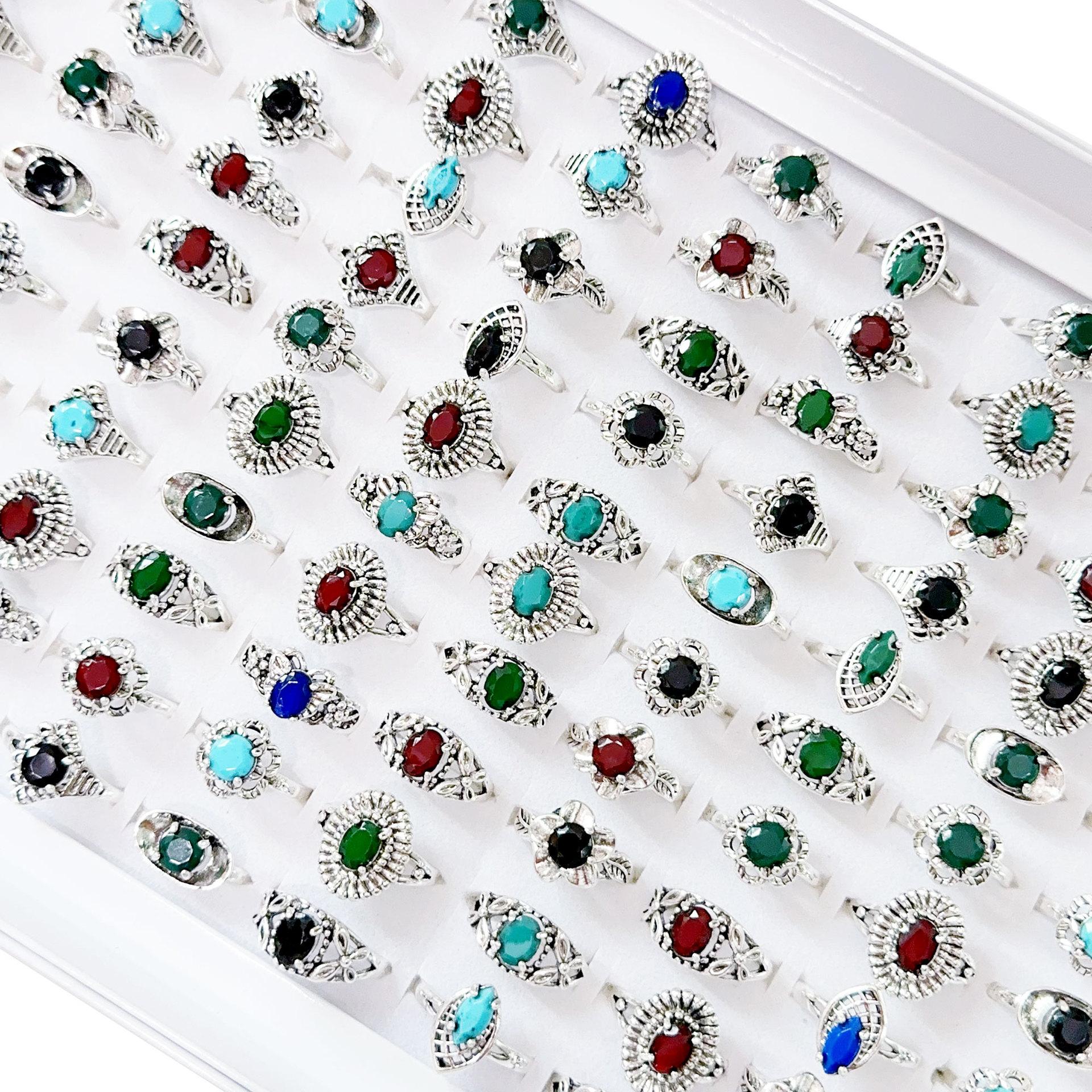 10Pcs National style oval imitation turquoise ring suitable for both men and women
10Pcs National style oval imitation turquoise ring suitable for both men and women