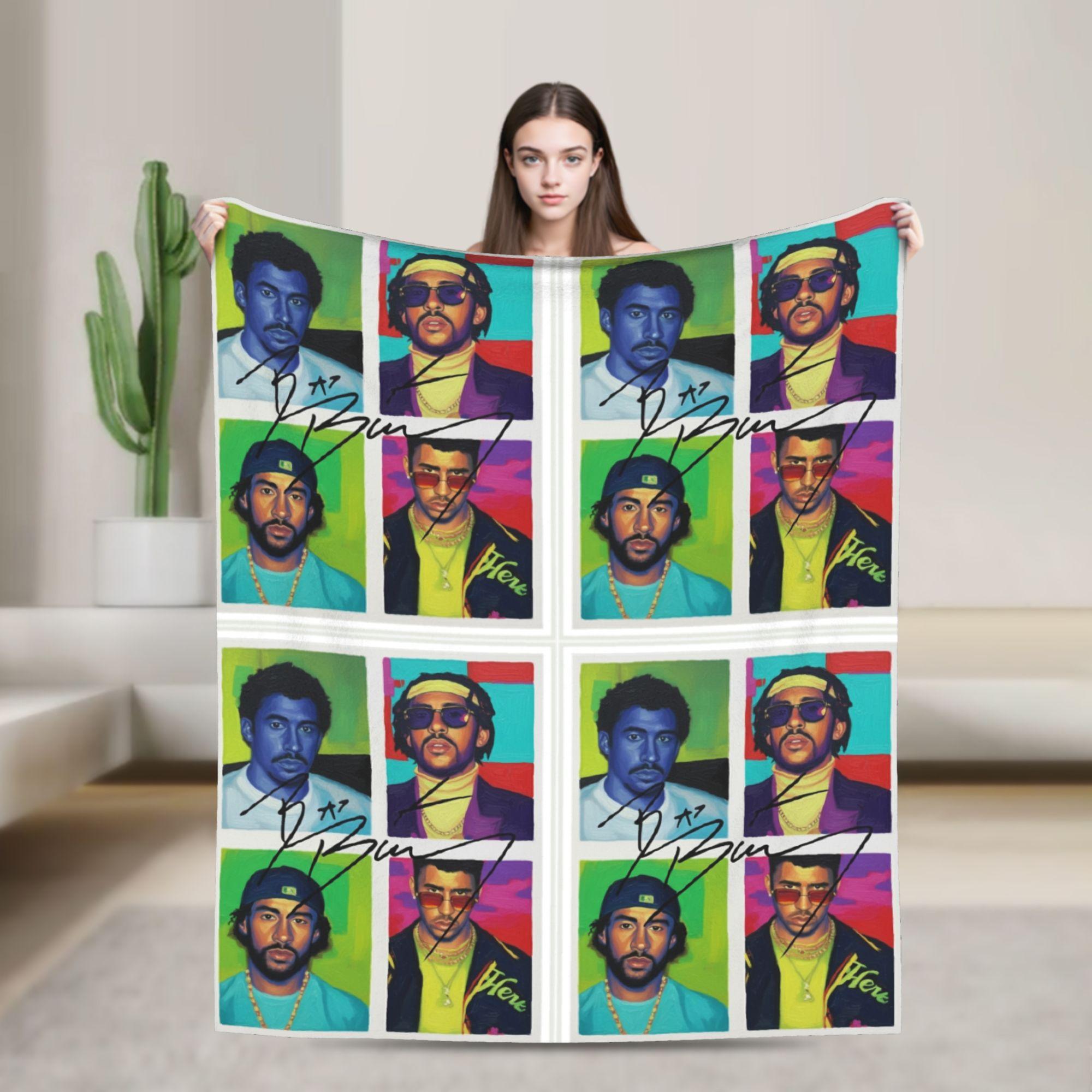 BAD BUNNY TOUR 2025 Blankets Coral Fleece Plush Winter Multi-function Lightweight Thin Throw Blankets for Bed Outdoor Bedspread 100x150cm
BAD BUNNY TOUR 2025 Blankets Coral Fleece Plush Winter Multi-function Lightweight Thin Throw Blankets for Bed Outdoor Bedspread 100x150cm