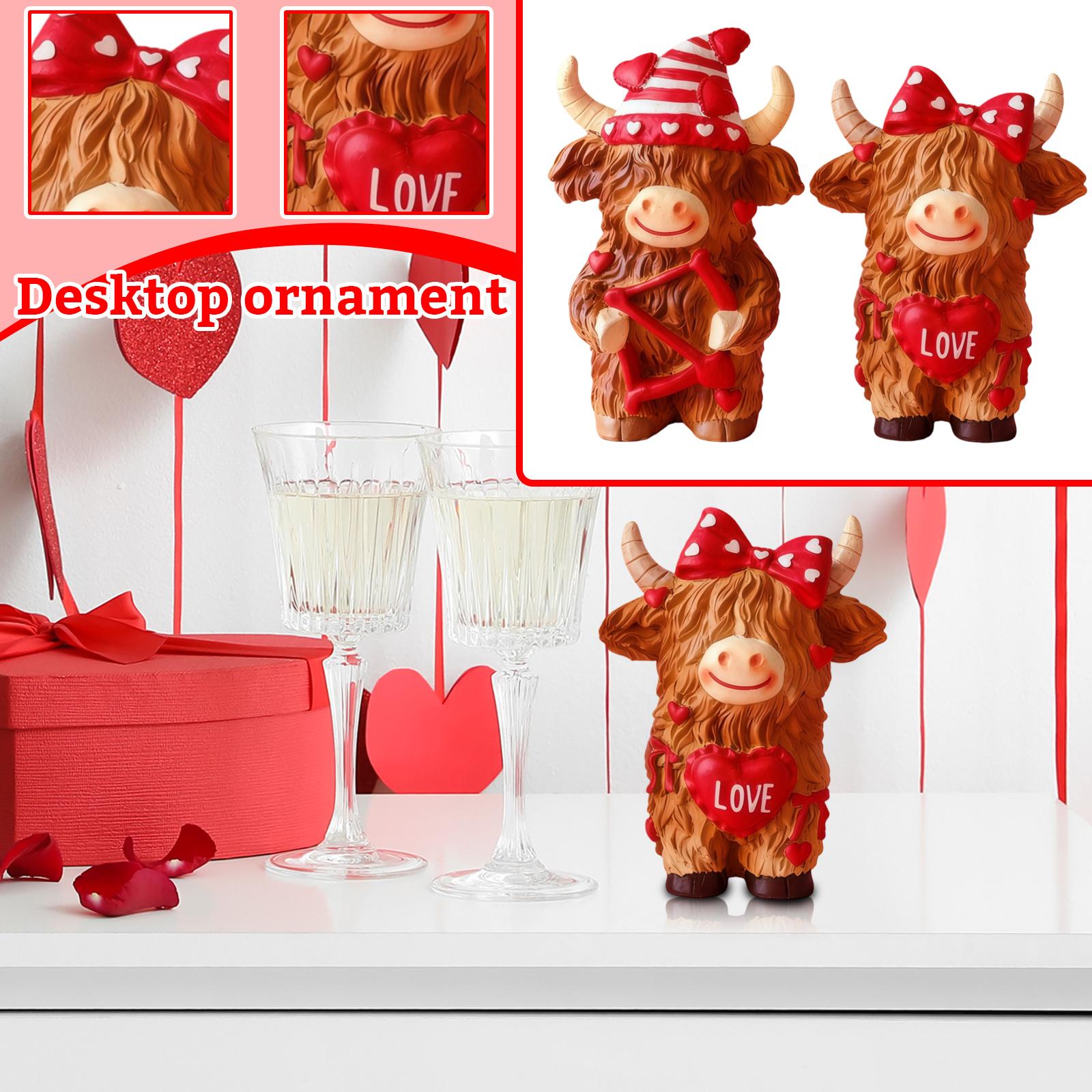 Valentine s Day Couple Cow Desktop Ornament Home Decoration One Size
Valentine s Day Couple Cow Desktop Ornament Home Decoration One Size