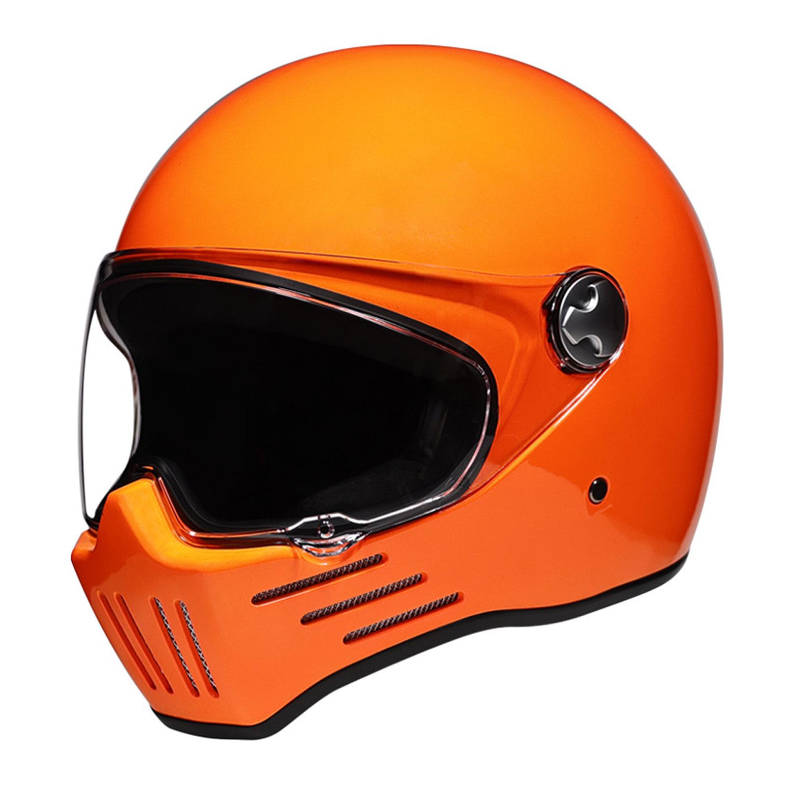 Vintage Motorcycle Helmet for Men, Full-Face Cruiser Helmet, Ghost Rider Style, Personalized Skull Design, Lightweight for All Seasons XXL помаранчевий
Vintage Motorcycle Helmet for Men, Full-Face Cruiser Helmet, Ghost Rider Style, Personalized Skull Design, Lightweight for All Seasons XXL помаранчевий