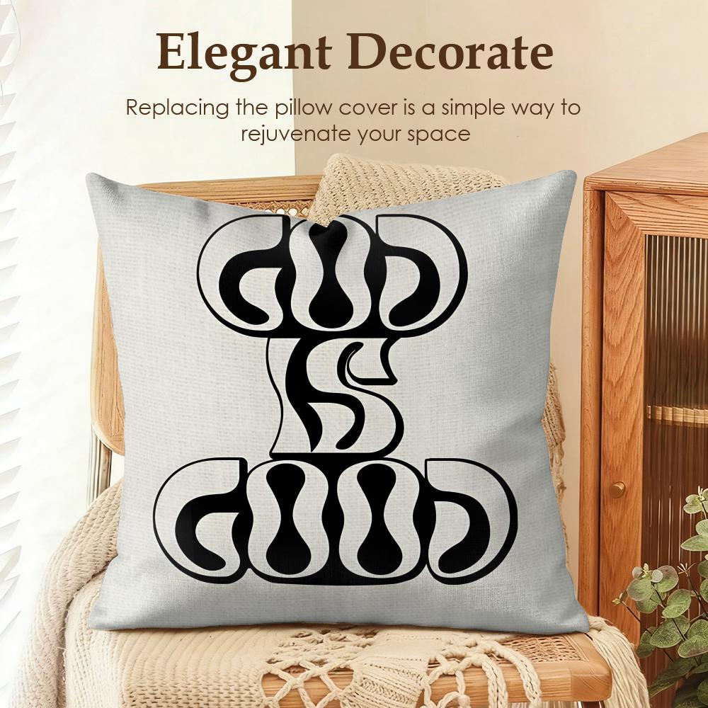 Fashion God Is Good Cushion Cover Natural Linen Organic Fabric DoubleSided Printing Sofa Home Decor Gift Pillow Case 30x30cm
Fashion God Is Good Cushion Cover Natural Linen Organic Fabric DoubleSided Printing Sofa Home Decor Gift Pillow Case 30x30cm