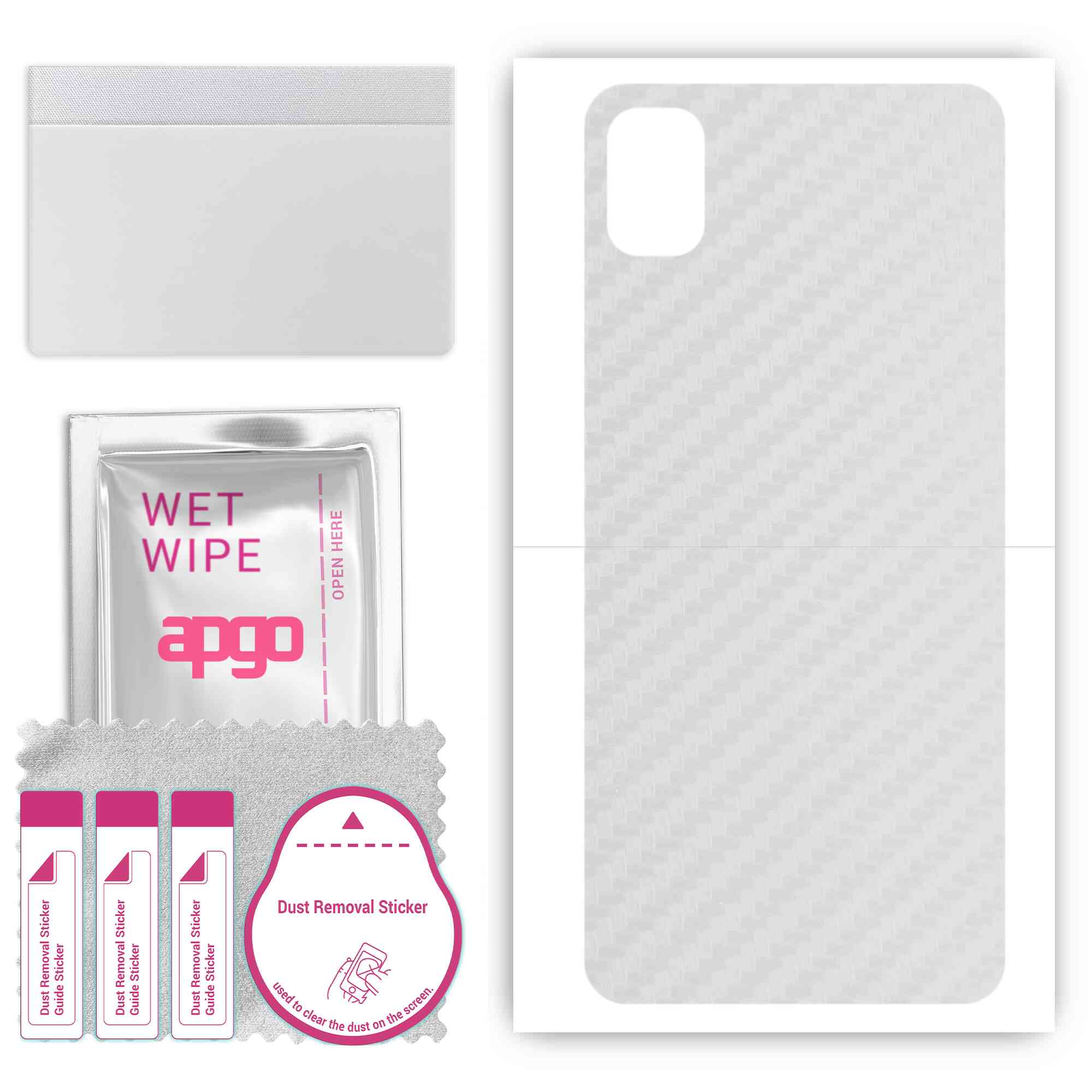 apgo Protective Skin Sticker for the back compatible with TCL 30 Z, Wrap Film, Foil, Vinyl - Pattern Transparent Carbon
apgo Protective Skin Sticker for the back compatible with TCL 30 Z, Wrap Film, Foil, Vinyl - Pattern Transparent Carbon