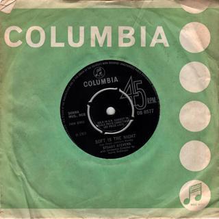 7inch Record STU STEVENS - Soft Is The Night / Tender Hearted DB8577 Columbia 1969 UK Pop Used
7inch Record STU STEVENS - Soft Is The Night / Tender Hearted DB8577 Columbia 1969 UK Pop Used