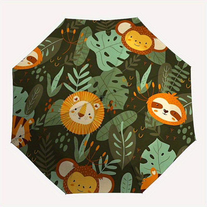 1pc Jungle Animals Automatic Exquisite Umbrella with 8-Rib Compact Design, Foldable & Portable for Outdoor Leisure, Everyday Use174
1pc Jungle Animals Automatic Exquisite Umbrella with 8-Rib Compact Design, Foldable & Portable for Outdoor Leisure, Everyday Use174