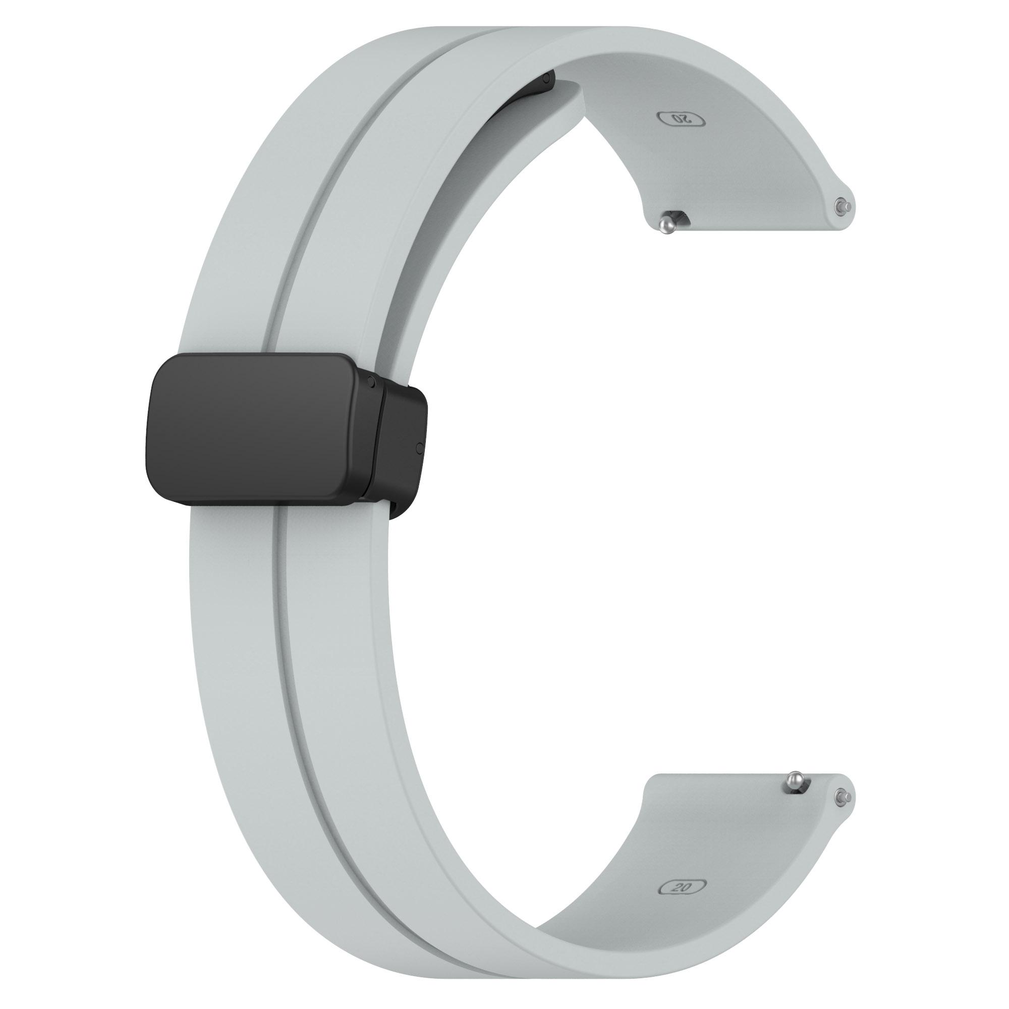 For Huawei Watch GT 4 46mm/Watch 4 Pro/Honor Watch GS 3i/GS 3/GS Pro/Huami Amazfit GTR 4 46mm/3/3 Pro Silicone Watch Strap 22mm Magnetic Buckle Band Light Grey
For Huawei Watch GT 4 46mm/Watch 4 Pro/Honor Watch GS 3i/GS 3/GS Pro/Huami Amazfit GTR 4 46mm/3/3 Pro Silicone Watch Strap 22mm Magnetic Buckle Band Light Grey