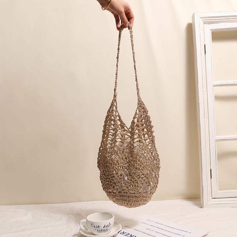 Fashion Golden Thread Grass Woven Bag New Large Capacity Hollow Out Pattern Shoulder Bag Seaside Vacation Style Beach Bag золотой
Fashion Golden Thread Grass Woven Bag New Large Capacity Hollow Out Pattern Shoulder Bag Seaside Vacation Style Beach Bag золотой
