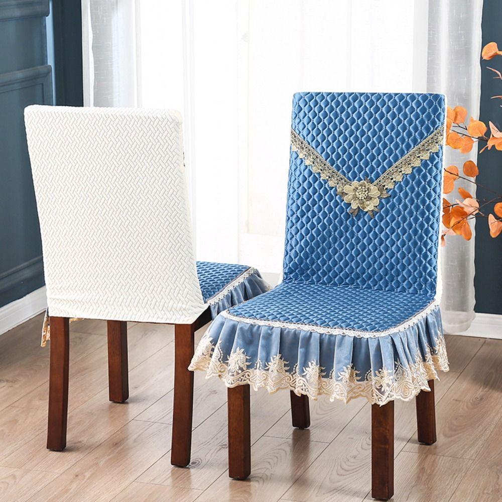 Skirt Embroidery Dining Chair Cover Universal Size Seat Covers Kitchen Chair Cover Household S-Style 4
Skirt Embroidery Dining Chair Cover Universal Size Seat Covers Kitchen Chair Cover Household S-Style 4