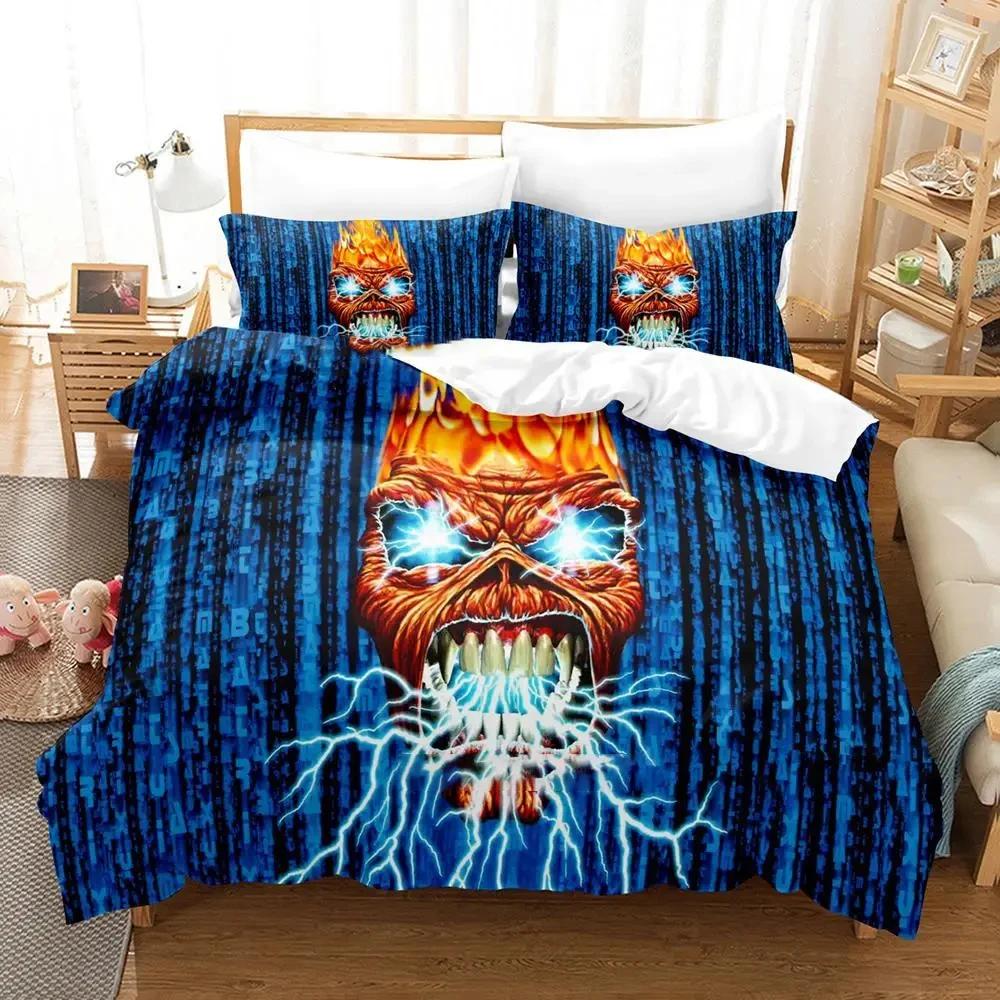 Hip Hop Heavy Metal Maiden 3-Piece Cartoon Anime Duvet Cover Sets For Adult Boy Bedroom Luxury Printed Bedding Set EU Single(135*200cm)3pcs
Hip Hop Heavy Metal Maiden 3-Piece Cartoon Anime Duvet Cover Sets For Adult Boy Bedroom Luxury Printed Bedding Set EU Single(135*200cm)3pcs