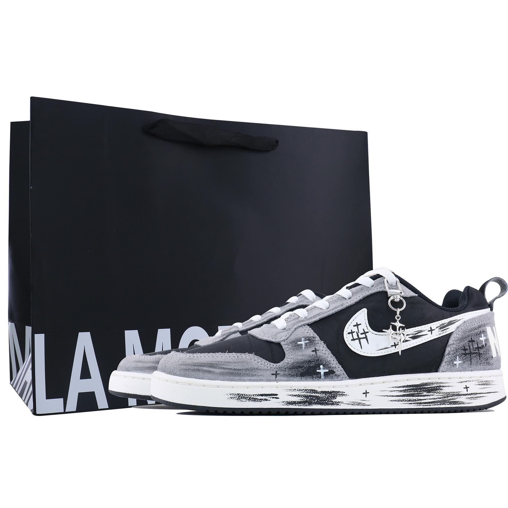 Nike Court Borough Low Prem Leather Slip Resistant Abrasion Resistant Low top Skateboard Shoes Men s Dark Gray 844881-005(Team1798-) 40.5
Nike Court Borough Low Prem Leather Slip Resistant Abrasion Resistant Low top Skateboard Shoes Men s Dark Gray 844881-005(Team1798-) 40.5