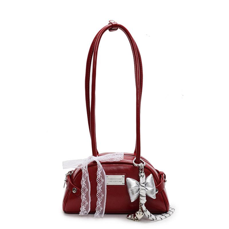 Сумка Boston под мышкой излучает изысканную и элегантную атмосферу. Это универсальная женская сумка на одно плечо для поездок на работу. вино красного
Сумка Boston под мышкой излучает изысканную и элегантную атмосферу. Это универсальная женская сумка на одно плечо для поездок на работу. вино красного