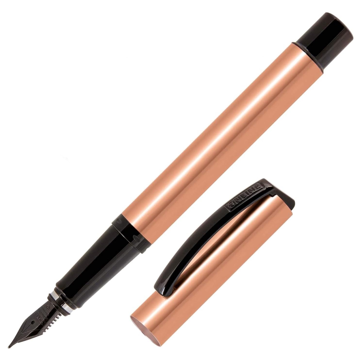 ONLINE Перьевая ручка M Среднее перо Vision Magic Розовое золото 36026 Официальный импорт