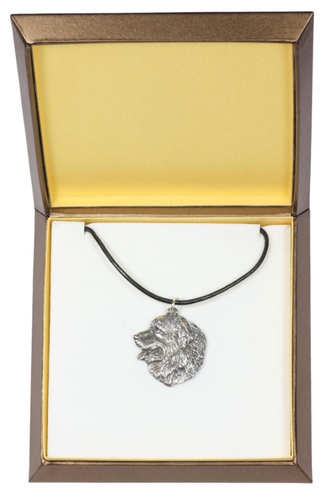 Bernese Mountain Dog, Berner Sennenhund I - Dog necklace in gift box, silver-plated locket for dog fan, striking pendant by Art-Dog brand срібний
Bernese Mountain Dog, Berner Sennenhund I - Dog necklace in gift box, silver-plated locket for dog fan, striking pendant by Art-Dog brand срібний