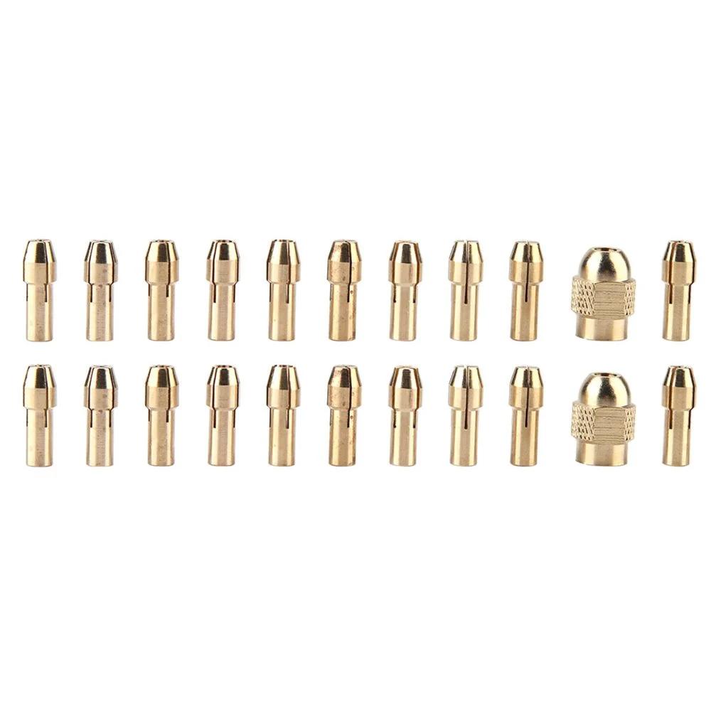 22 PCS Rotary Tool Brass Collet Set 0.5-3.2mm 4.3mm Shank Collet Bit Set Quick Change Drill Chuck Set For Dremel
22 PCS Rotary Tool Brass Collet Set 0.5-3.2mm 4.3mm Shank Collet Bit Set Quick Change Drill Chuck Set For Dremel