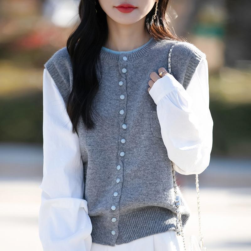 The New Round-neck Knitted Cardigan for Spring and Autumn Comes In Two Pieces with A Loose and Versatile Color Scheme and A Strong Sense of Design XXL темно-сірий колір
The New Round-neck Knitted Cardigan for Spring and Autumn Comes In Two Pieces with A Loose and Versatile Color Scheme and A Strong Sense of Design XXL темно-сірий колір