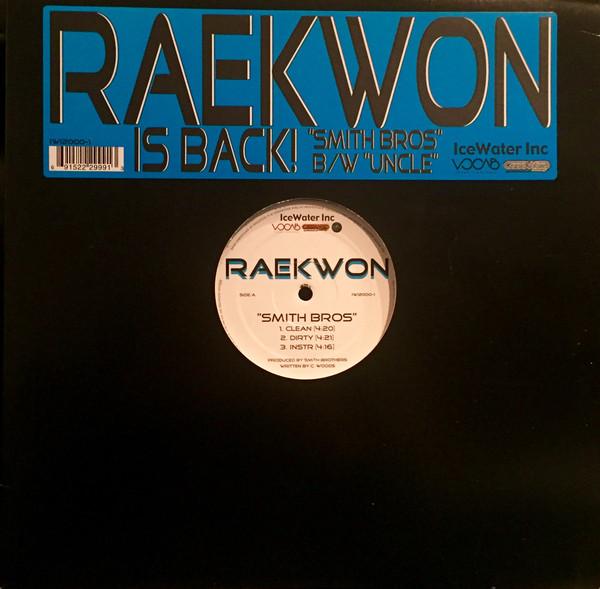 12inch Record RAEKWON - Smith Bros / Uncle IWI20001,NONE Ice H2o Records 2003 US Rap & Hip-Hop/R&B Used
12inch Record RAEKWON - Smith Bros / Uncle IWI20001,NONE Ice H2o Records 2003 US Rap & Hip-Hop/R&B Used