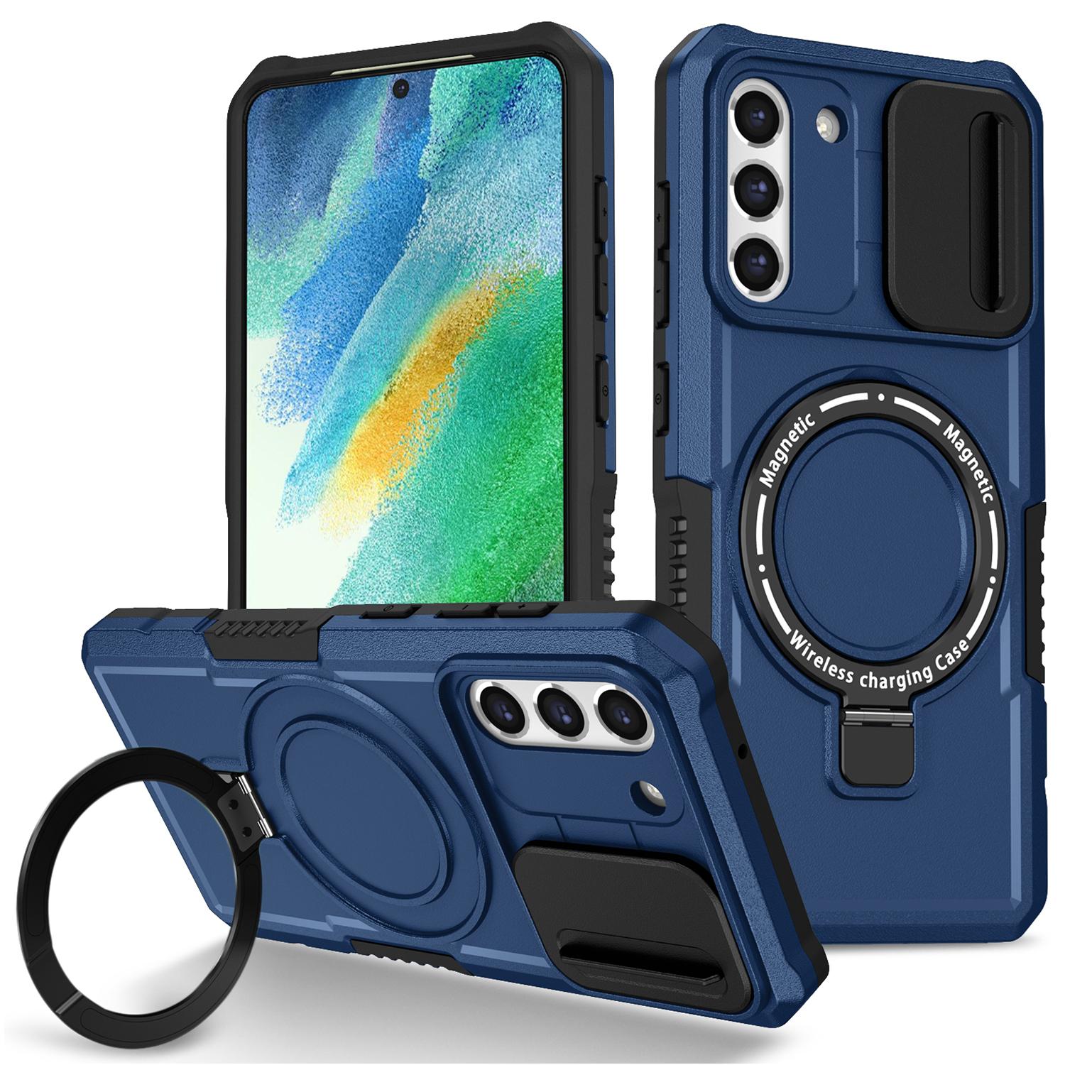 For Samsung Galaxy S21 FE 5G Case PC+TPU Magnetic Phone Shell with Slide Camera Cover Sapphire
For Samsung Galaxy S21 FE 5G Case PC+TPU Magnetic Phone Shell with Slide Camera Cover Sapphire