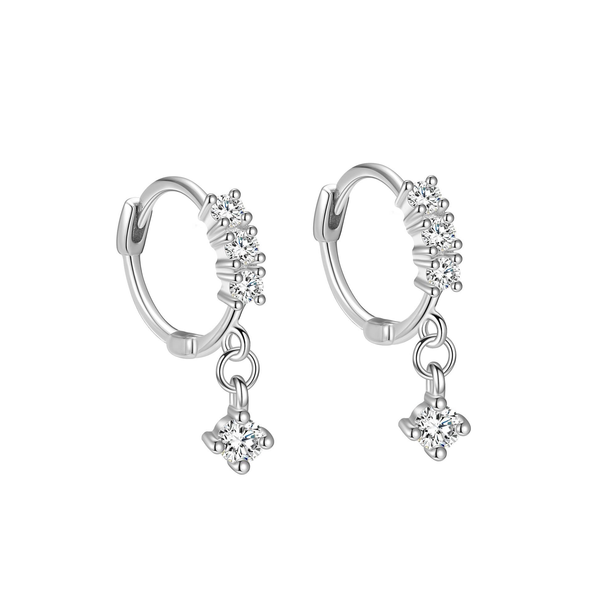 Genuine 925 Sterling Silver Star Hoop Earrings Statement Wedding Jewelry Clear CZ Earring for Women Fine Jewelry серебряный
Genuine 925 Sterling Silver Star Hoop Earrings Statement Wedding Jewelry Clear CZ Earring for Women Fine Jewelry серебряный