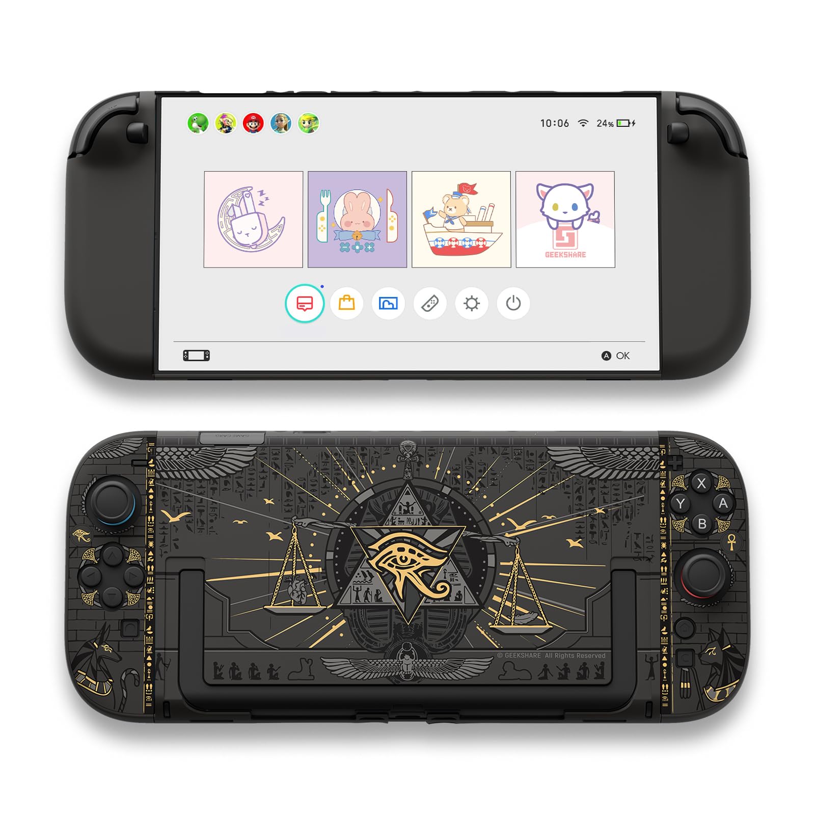 GeekShare Switch 2 Чехол для Switch 2 Совместим со switch2 Switch 2025 Чехол для Switch ПК joy con Защитный чехол Раздельная полная защита Тонкий от царапин
GeekShare Switch 2 Чехол для Switch 2 Совместим со switch2 Switch 2025 Чехол для Switch ПК joy con Защитный чехол Раздельная полная защита Тонкий от царапин