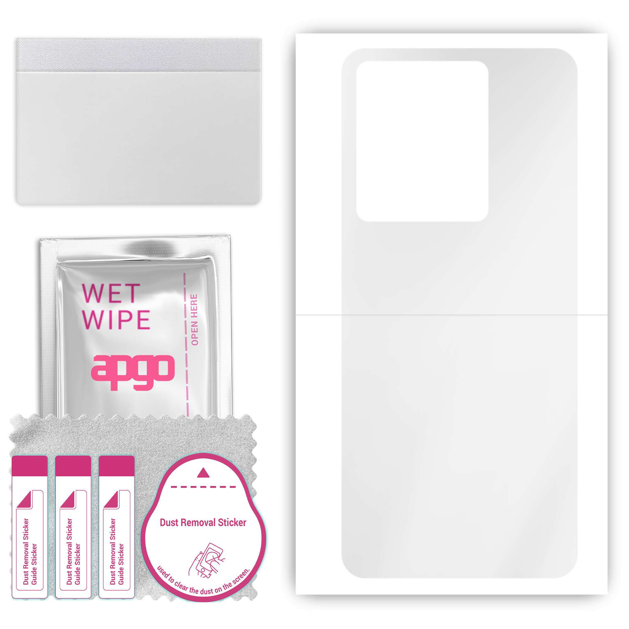 apgo Ultra Clear Protective Skin Sticker for the back compatible with Vivo IQOO Z6 Pro, Wrap Film, Hydrogel Film, Flexible, Soft TPU with positioning
apgo Ultra Clear Protective Skin Sticker for the back compatible with Vivo IQOO Z6 Pro, Wrap Film, Hydrogel Film, Flexible, Soft TPU with positioning