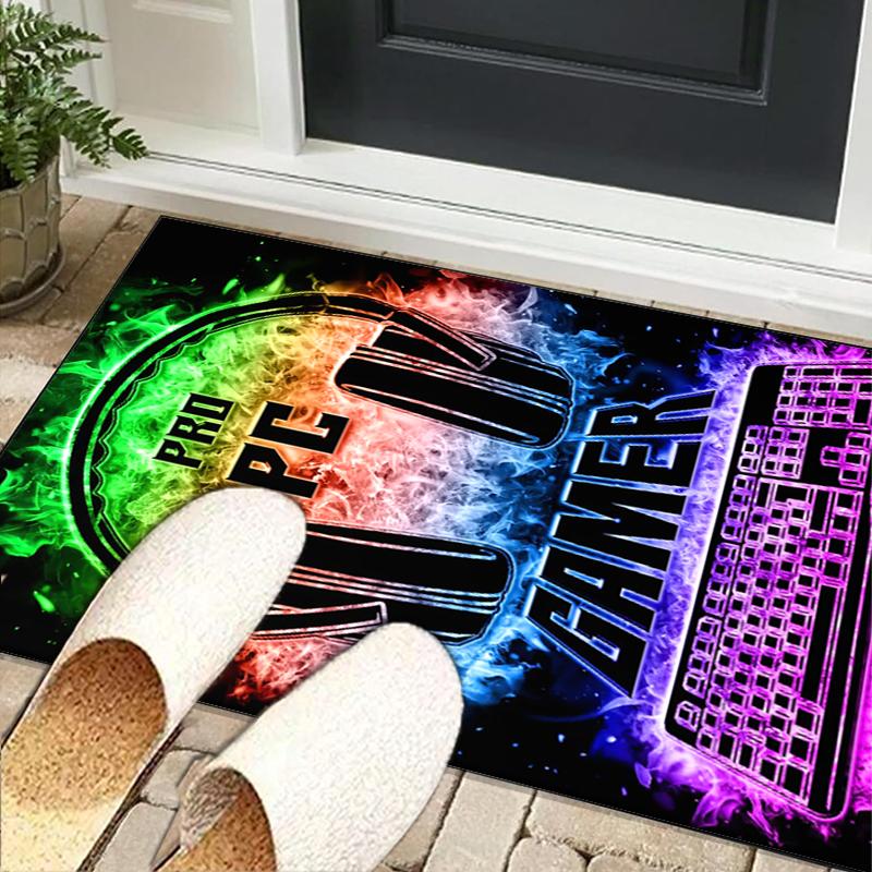 Geek Gamer Culture Office Rug Chair Mat, Game Carpet, Suitable for Front Door, Bedroom, Living Room, Desk, Holiday Gift 40cmx60cm
Geek Gamer Culture Office Rug Chair Mat, Game Carpet, Suitable for Front Door, Bedroom, Living Room, Desk, Holiday Gift 40cmx60cm