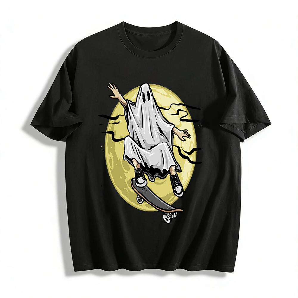 Halloween Cool Street Style Skateboarding Ghost Print Casual Tee Pure cotton T-shirt 6XL
Halloween Cool Street Style Skateboarding Ghost Print Casual Tee Pure cotton T-shirt 6XL