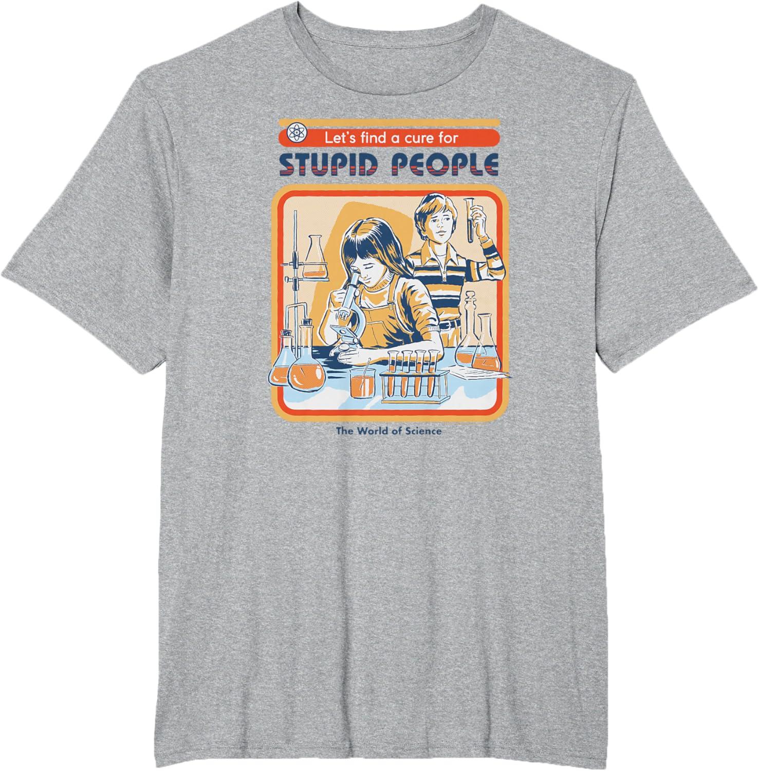 Steven Rhodes Let s Cure Stupid People Lab Retro Dark Humor T-Shirt New Spring/Summer Arrivals Regular Fit Casual 5XL різнокольоровий
Steven Rhodes Let s Cure Stupid People Lab Retro Dark Humor T-Shirt New Spring/Summer Arrivals Regular Fit Casual 5XL різнокольоровий
