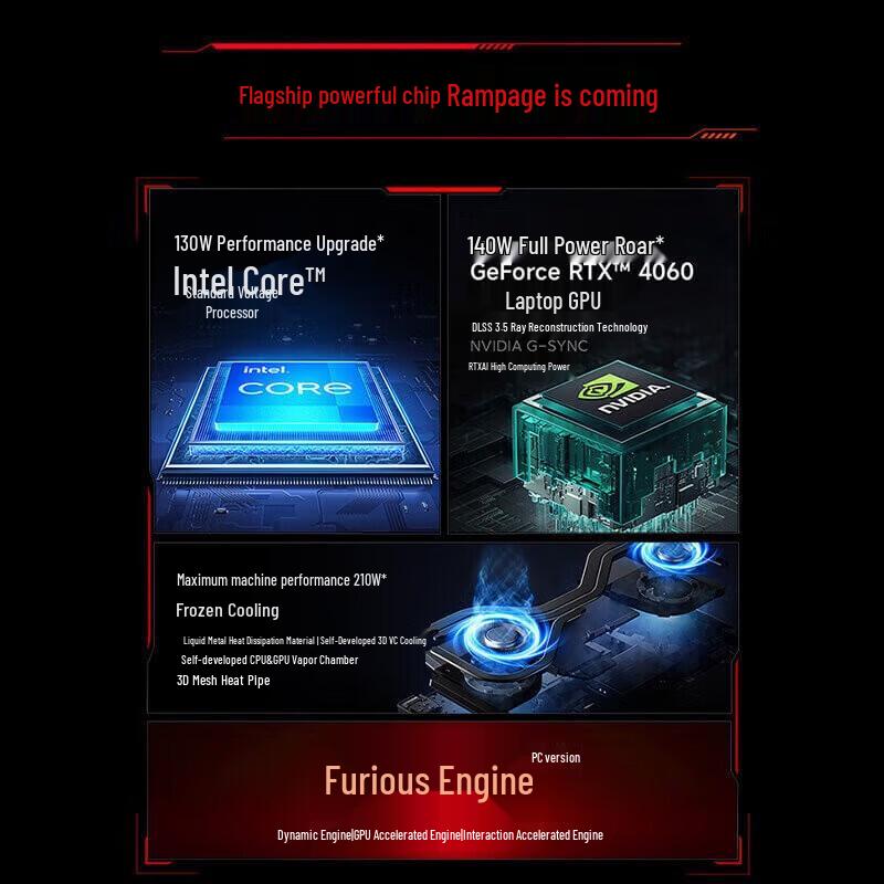 Redmi G Pro 16 Gaming Laptop (2024) - i7-14650HX, RTX 4060 (CN version)
Redmi G Pro 16 Gaming Laptop (2024) - i7-14650HX, RTX 4060 (CN version)